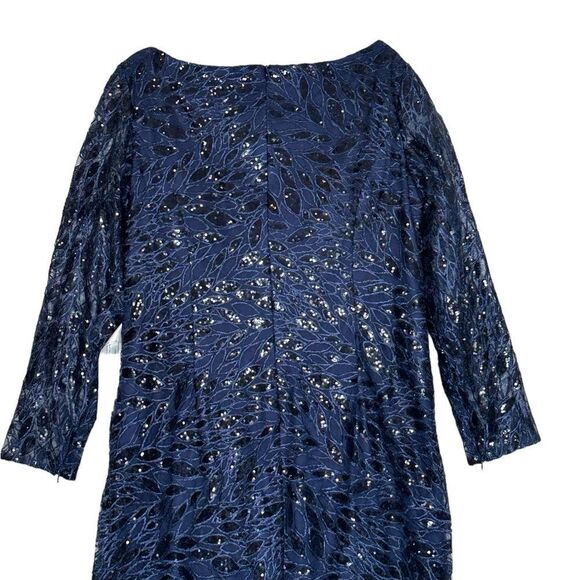 Mac Duggal Long Sleeve Sequin Lace Sequin Gown | Size 16 - Picture 13 of 13